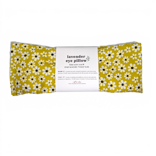 Spring Daisy - lavender eye pillow