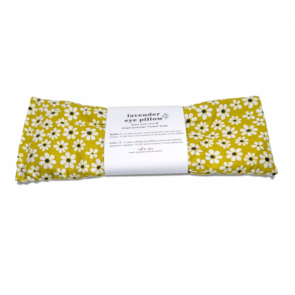 Spring Daisy - lavender eye pillow