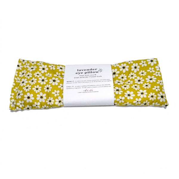 Spring Daisy - lavender eye pillow