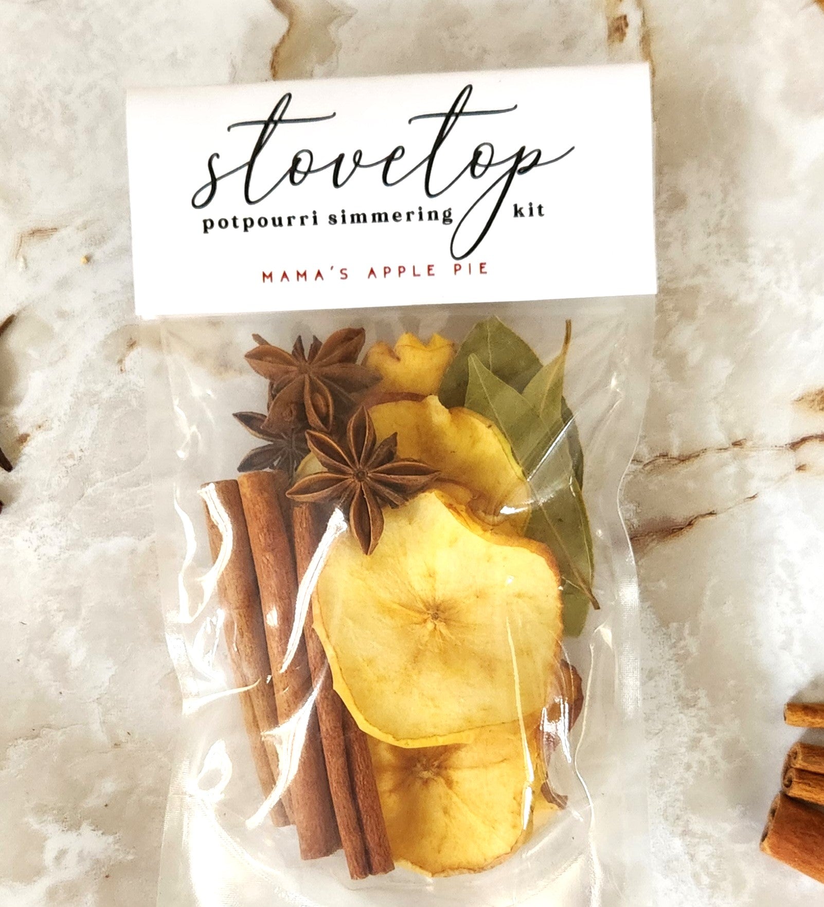 Stovetop Simmering Potpourri Kit - Warm Apple Pie