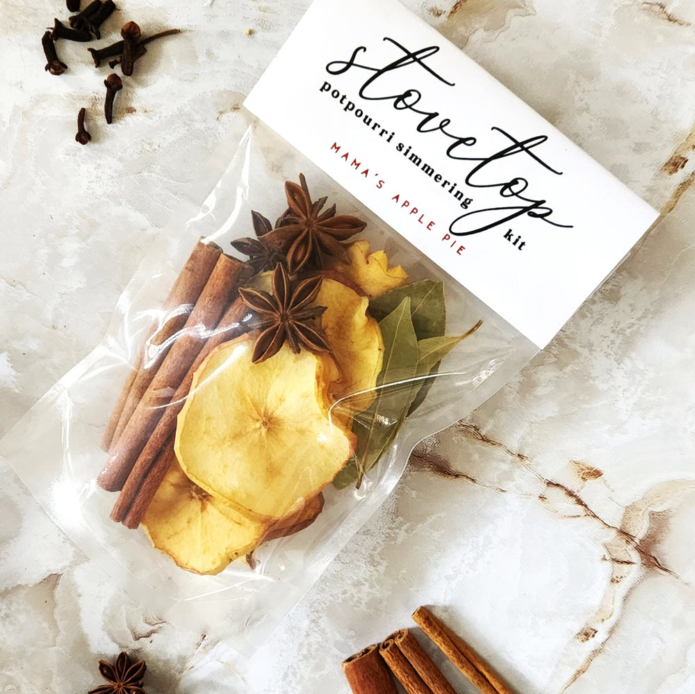Stovetop Simmering Potpourri Kit - Warm Apple Pie