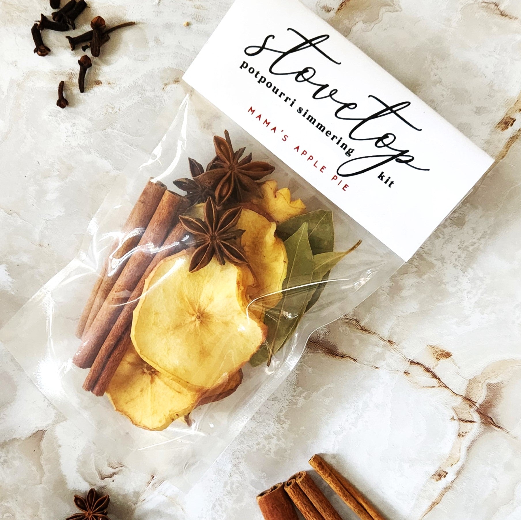 Stovetop Simmering Potpourri Kit - Warm Apple Pie