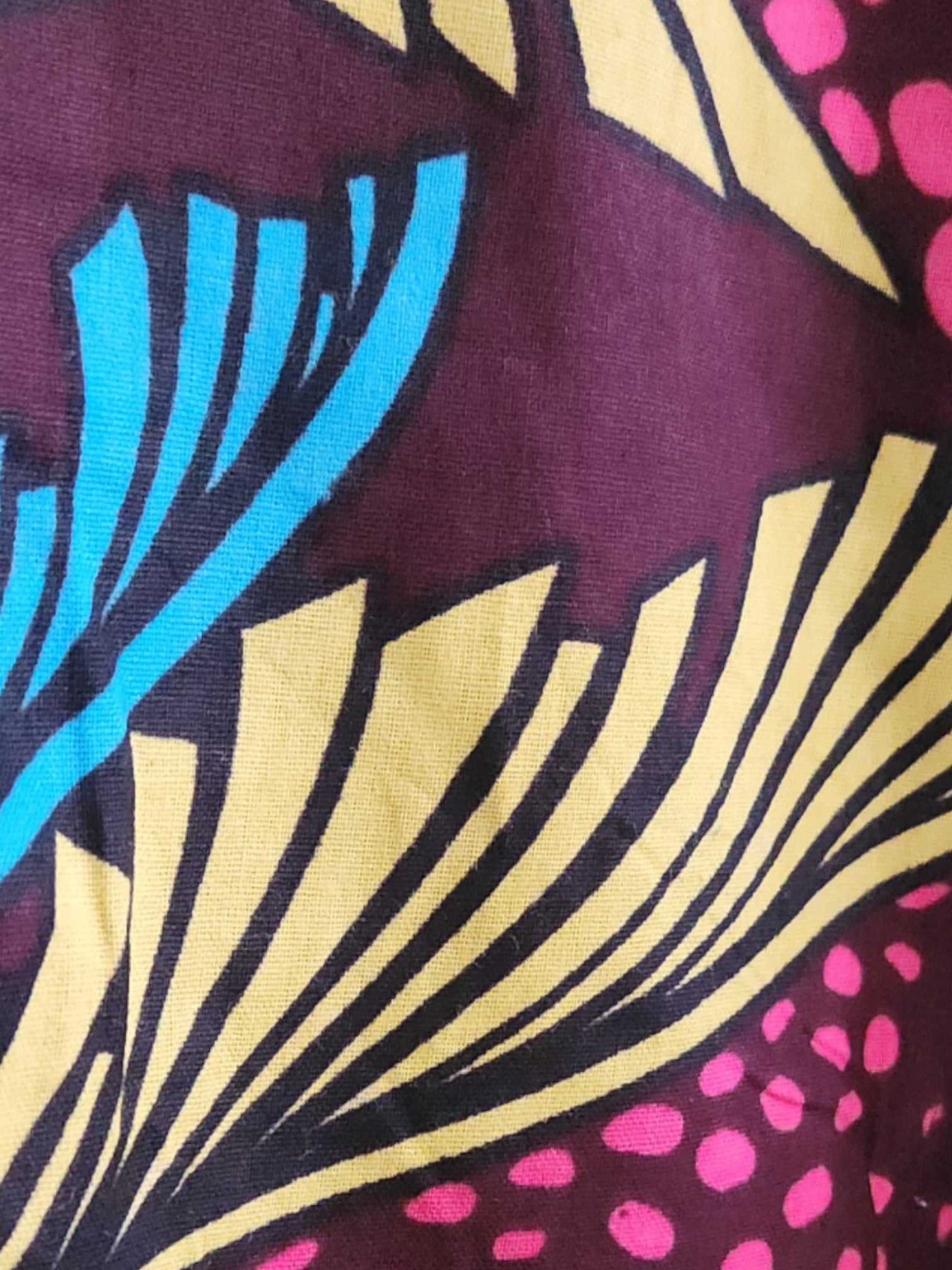 Delu Ankara Fabric Crop Top