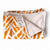 Large Baby Blanket - Orange Abstract