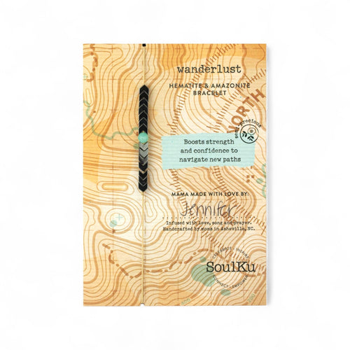 Wanderlust Amazonite Adventure Adjustable Bracelet