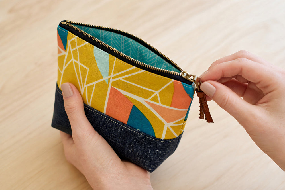Sewing 102 - Multi-Fabric Boxed Zipper Pouches
