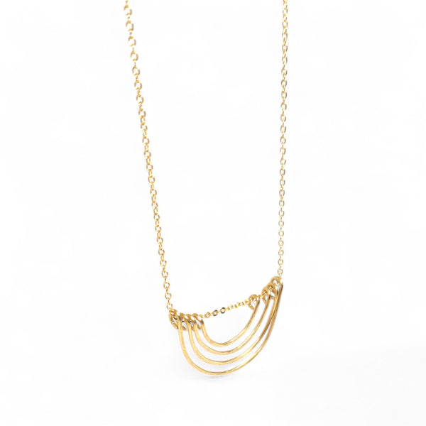 Jewelry 101 :: Hand-forged Minimalist Hammered Necklaces