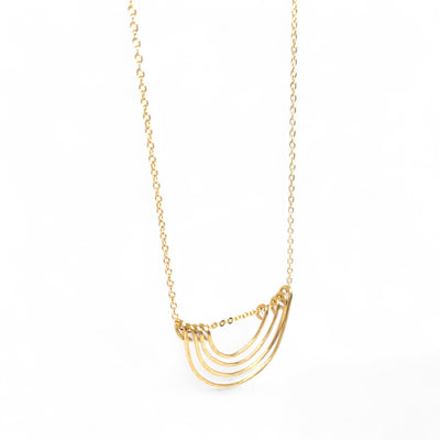 Jewelry 101 :: Hand-forged Minimalist Hammered Necklaces