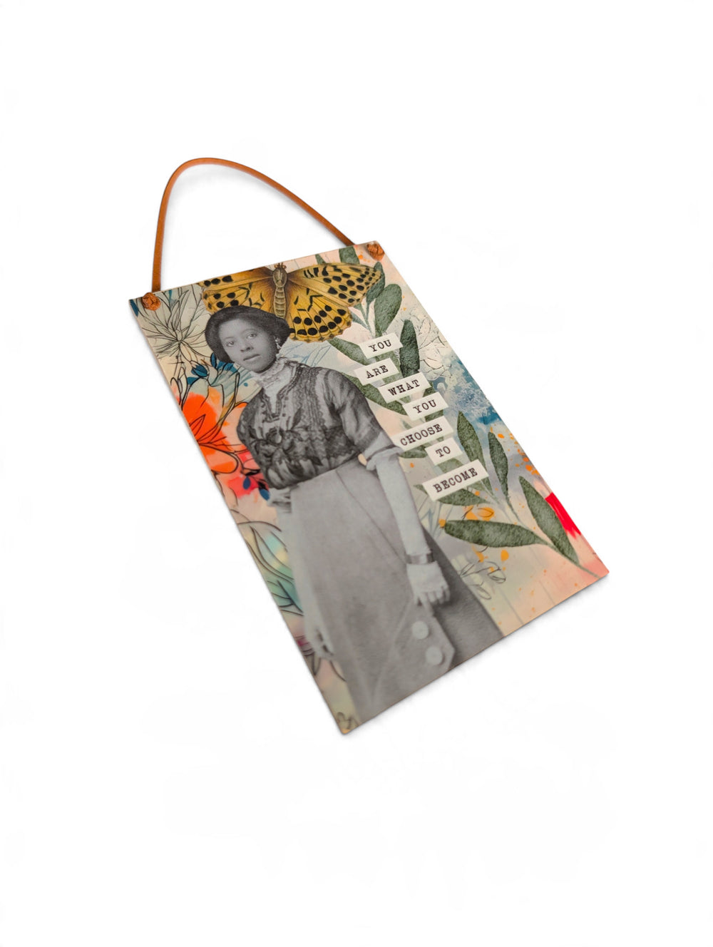You are What You Choose Vintage Ephemera Desktop Art