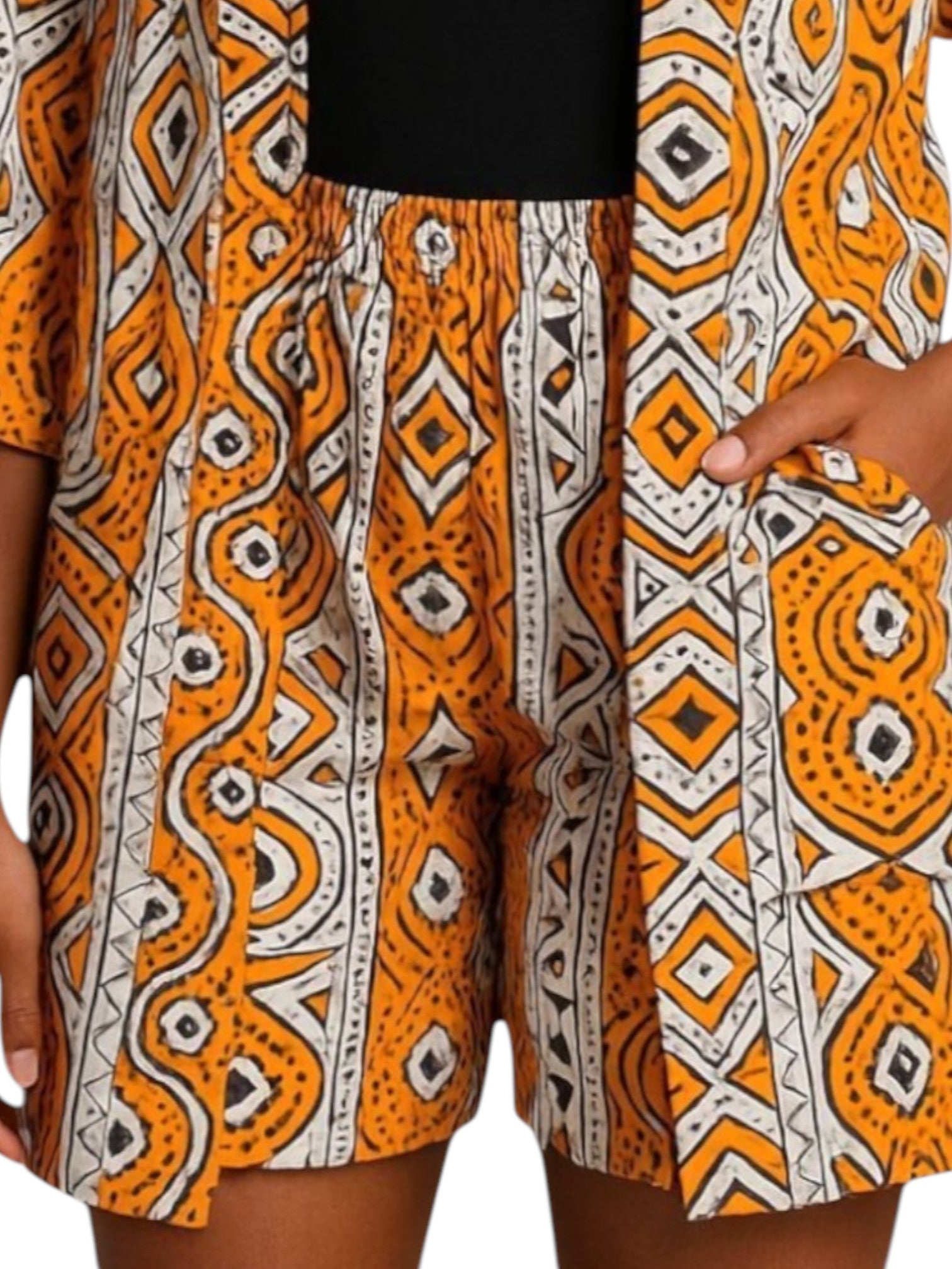 Zo Ankara Fabric Shorts
