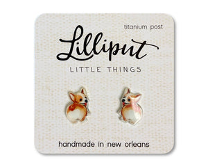 Corgi Butt  Earrings