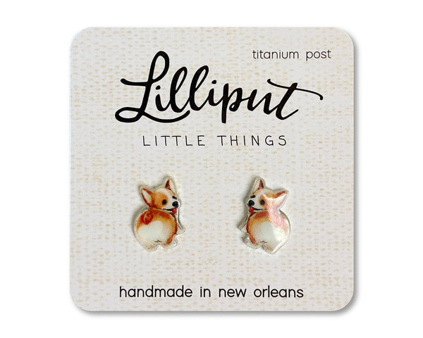 Corgi Butt  Earrings
