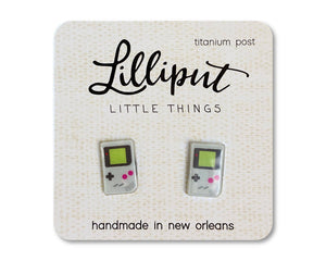Retro Handheld Video Game Earrings