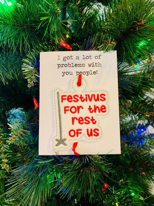 Ornament -  Festivus Greeting Card