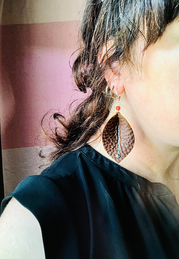 Layla Leaf Earrings