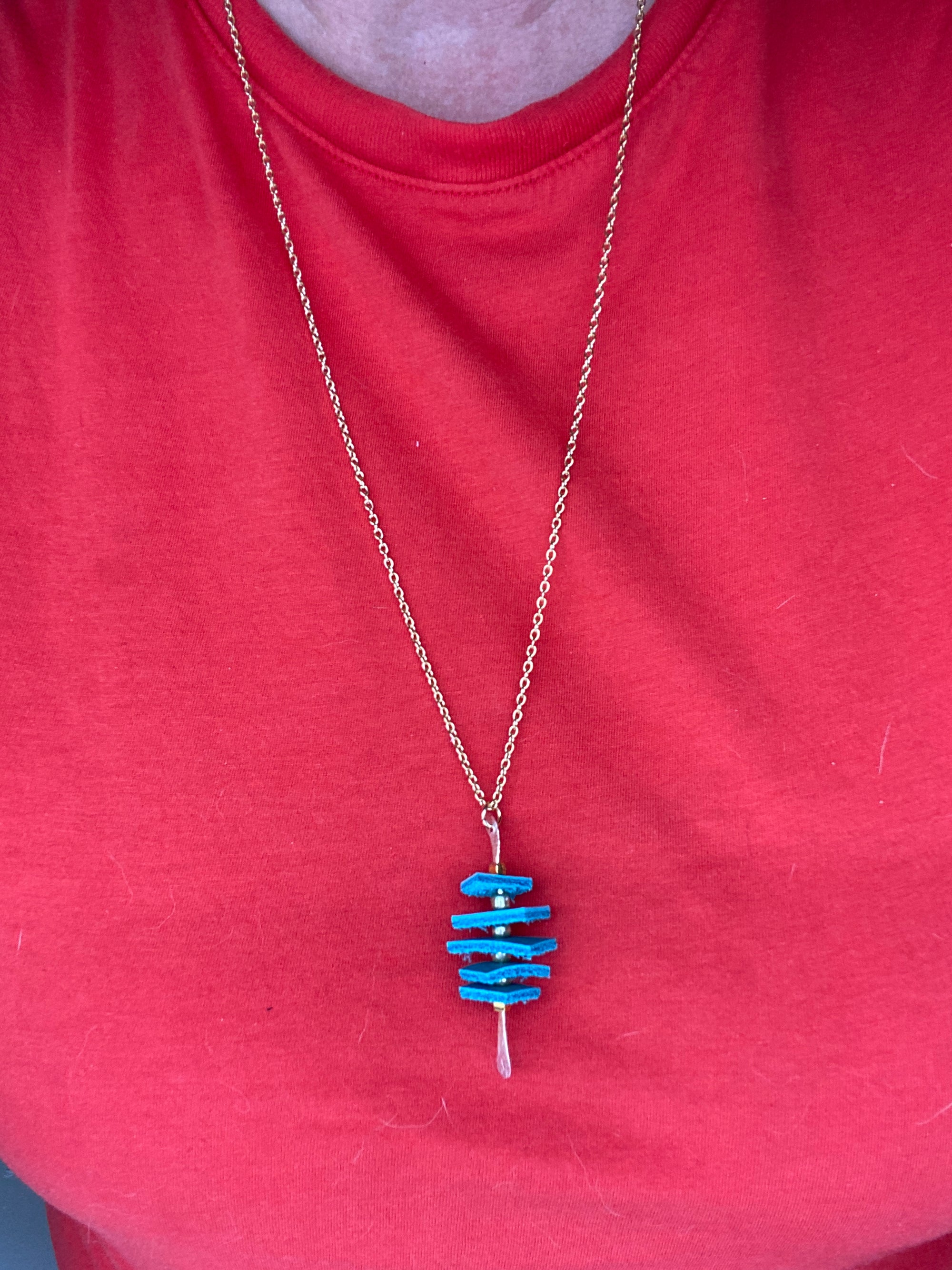 Jenga Necklace
