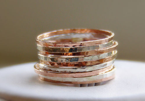 Simple Soldering :: Stacking Rings