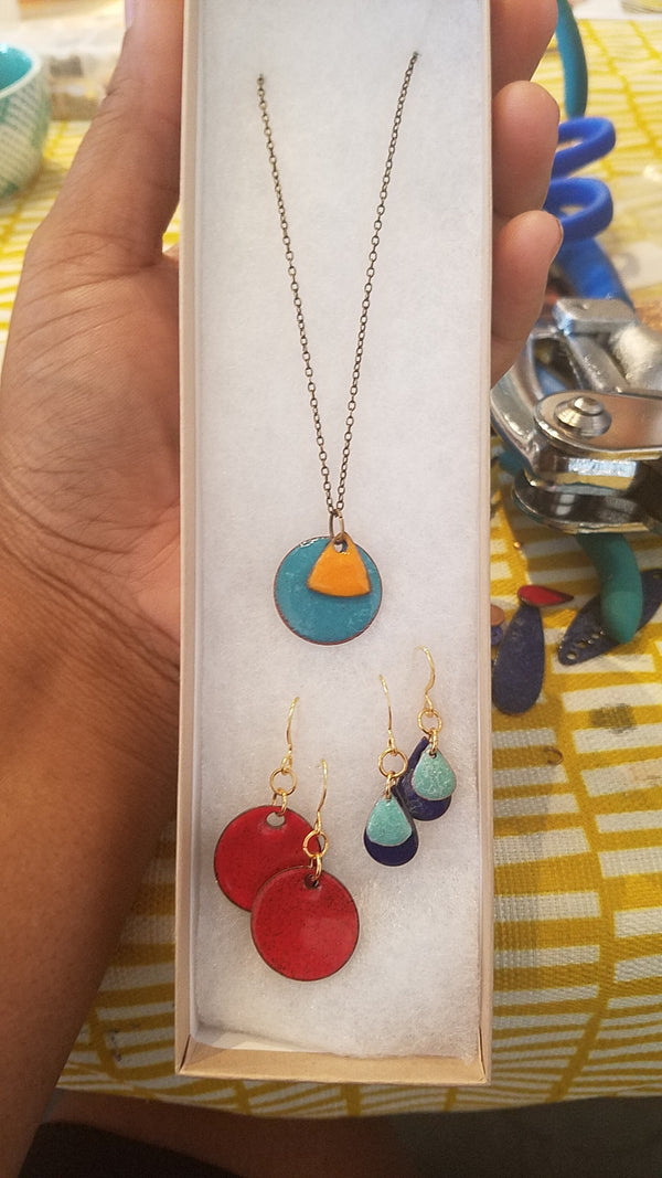 Enameling 101 - Torch Fired Enameled Jewelry