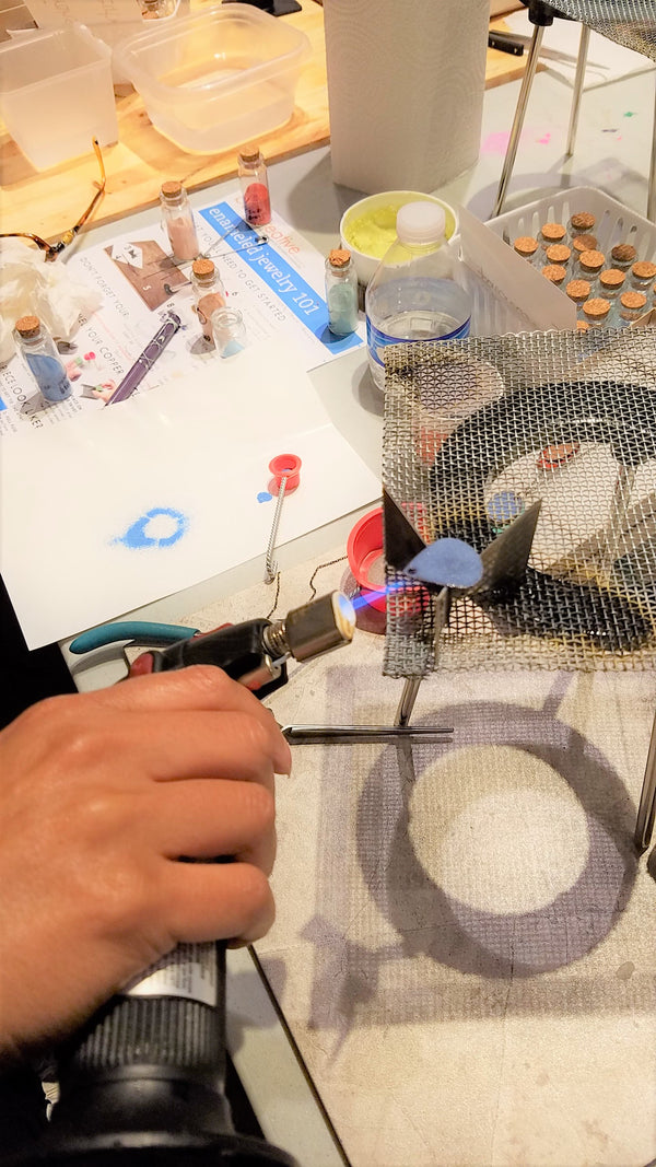 Enameling 101 - Torch Fired Enameled Jewelry