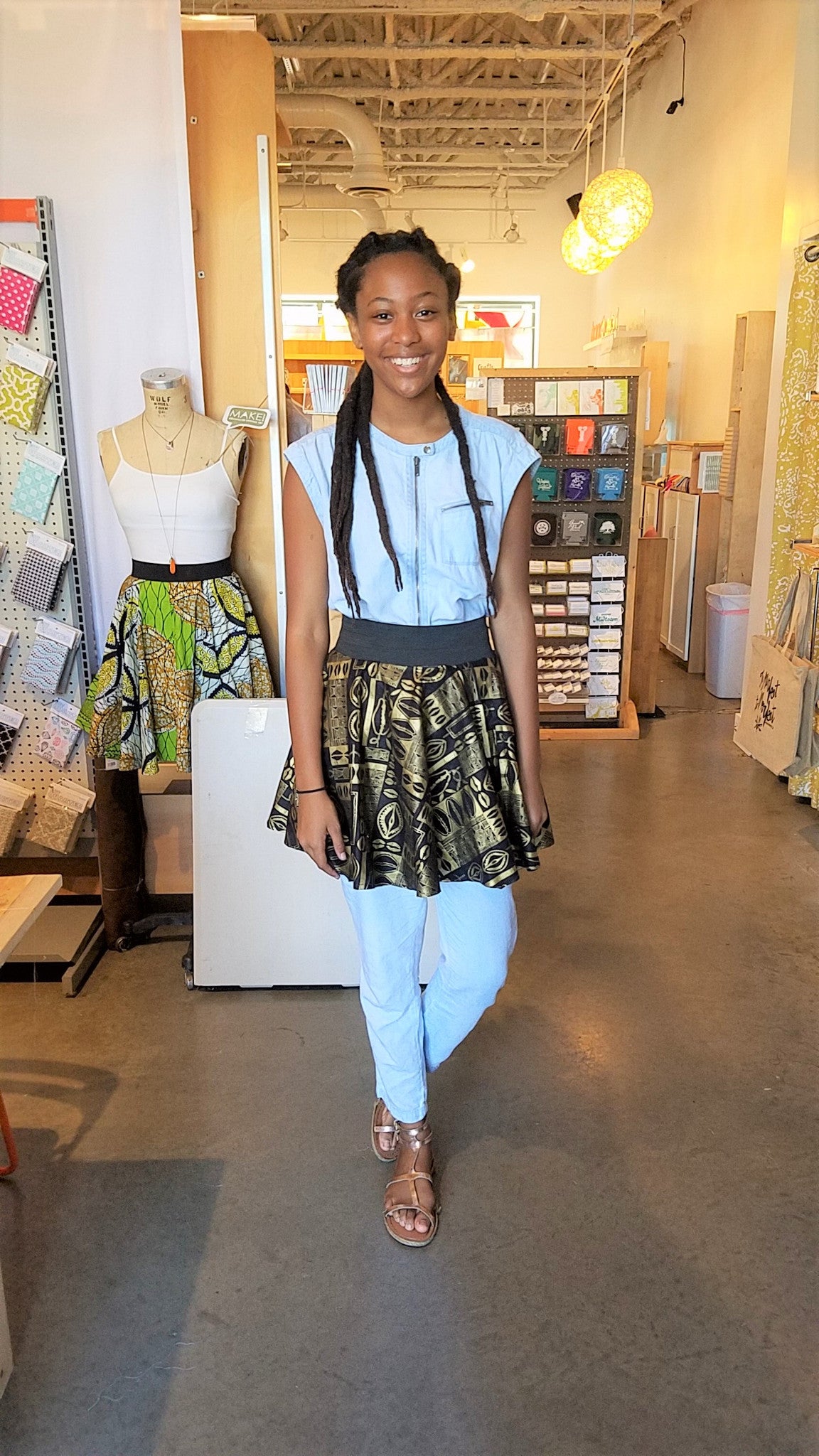 Sewing 102: Simple Circle Skirt