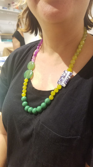 Jewelry 101 :: The Color Block Beaded Necklace