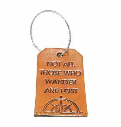 Luggage Tag - Not All Who Wander Are Lost