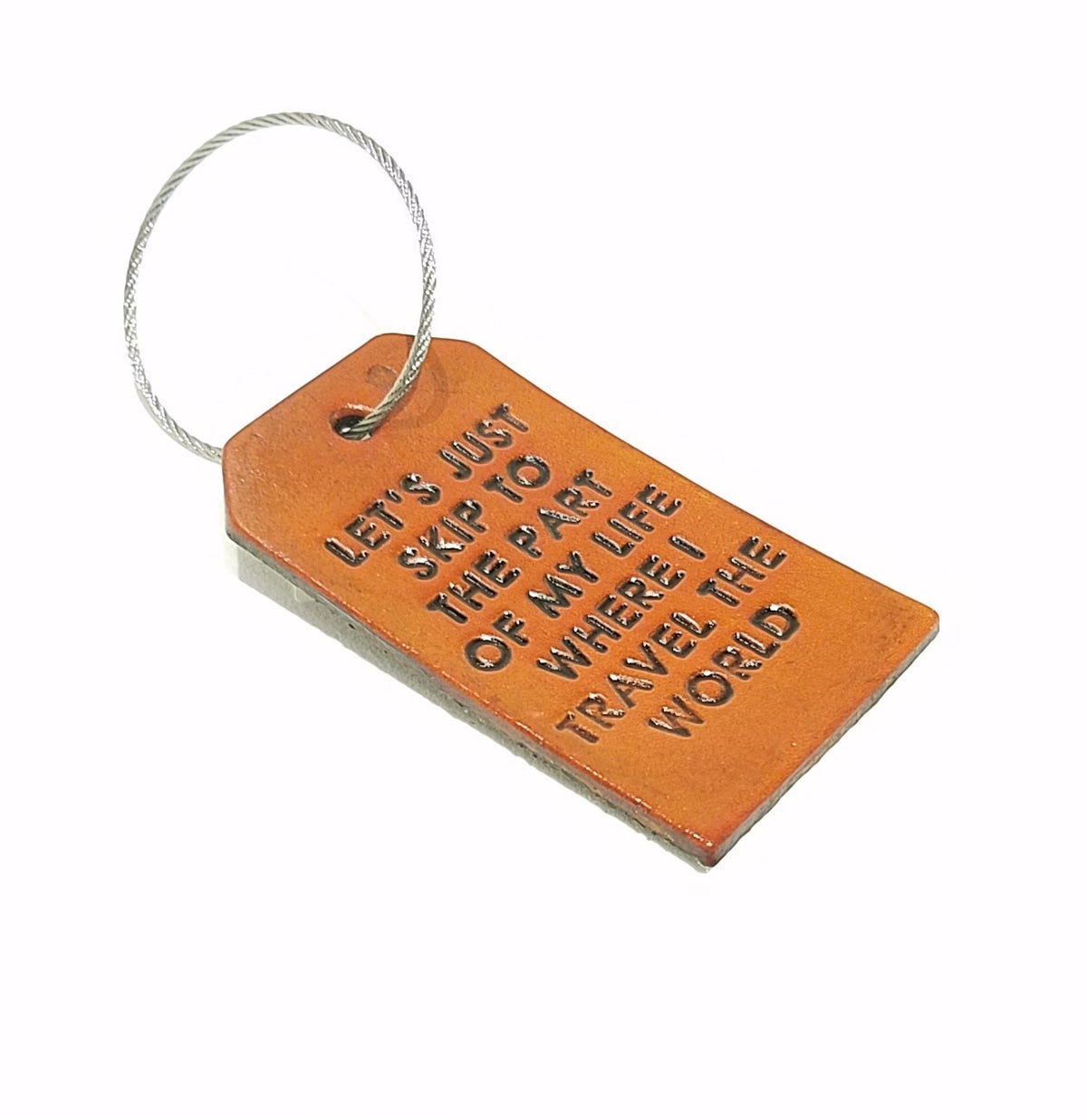 Luggage Tag - Let's Just Skip to the Part Where I Travel the World