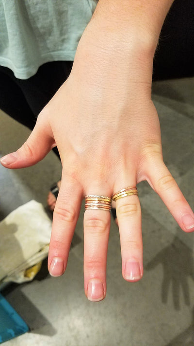 Jewelry 101: Simple Soldering - Stacking Rings