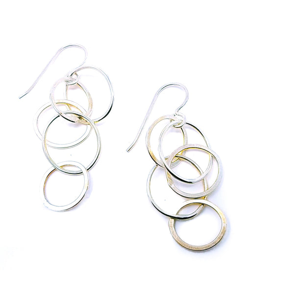 Bubble Earrings - mixed metals