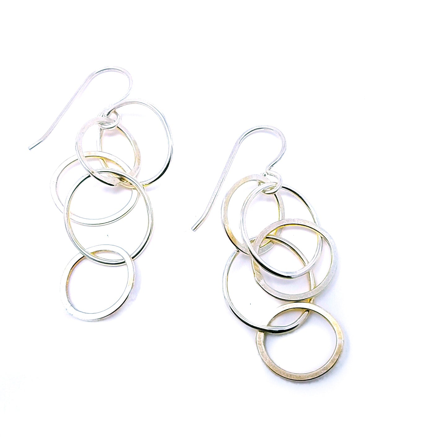 Bubble Earrings - mixed metals