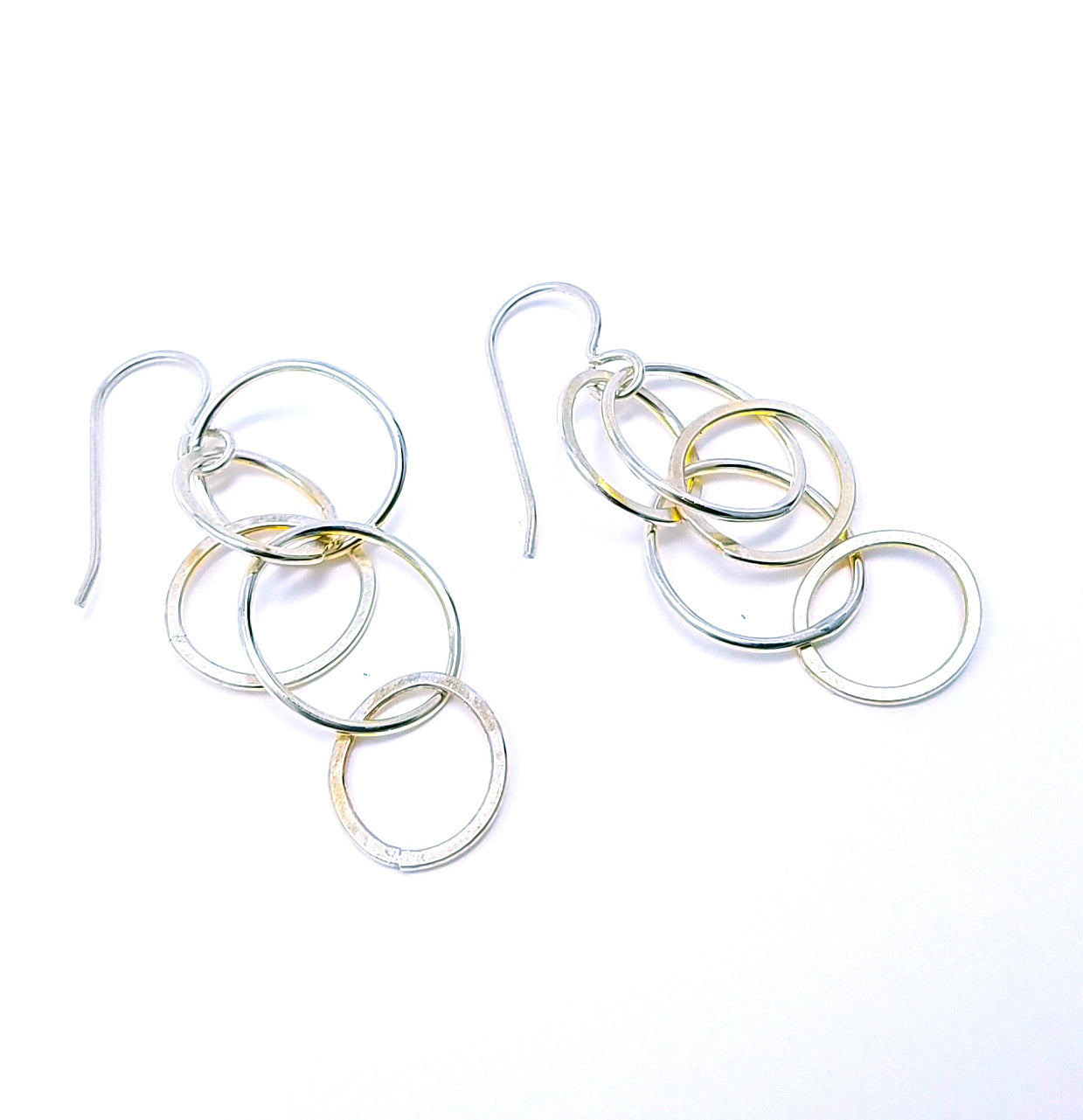 Bubble Earrings - mixed metals