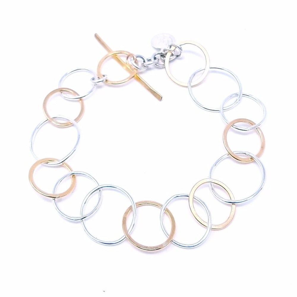 Bubble Bracelet - mixed metals