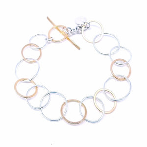 Bubble Bracelet - mixed metals