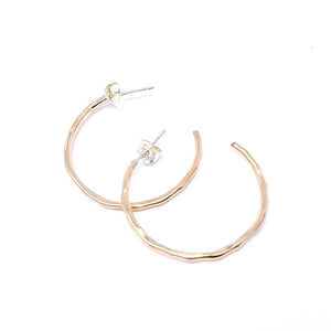 hoop earrings - gold-filled