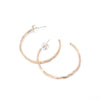hoop earrings - rose gold-filled