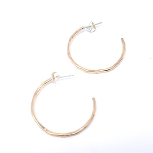 hoop earrings - rose gold-filled