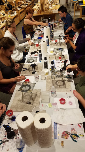 Enameling 101 - Torch Fired Enameled Jewelry