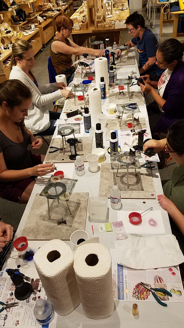 Enameling 101 - Torch Fired Enameled Jewelry
