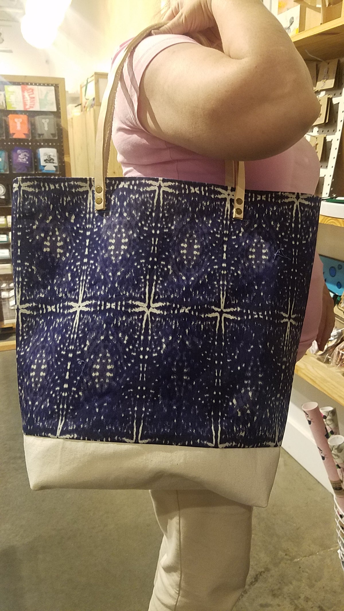 Sewing 102: Leather Handled Totes
