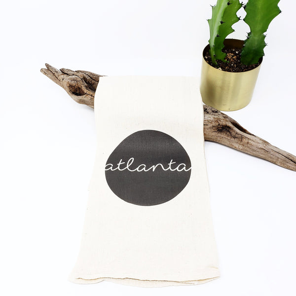 Tea Towel - Atlanta in the Round