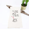 Tea Towel - This Home Runs on Love and Strong Cups of Coffee