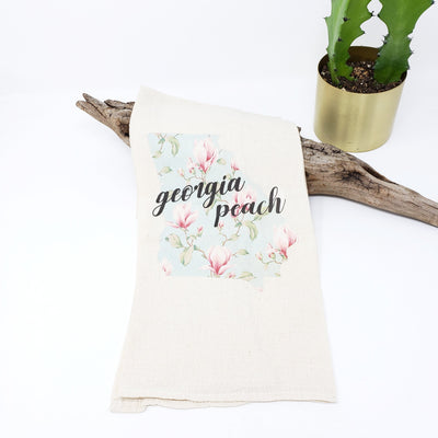Tea Towel - Georgia Peach