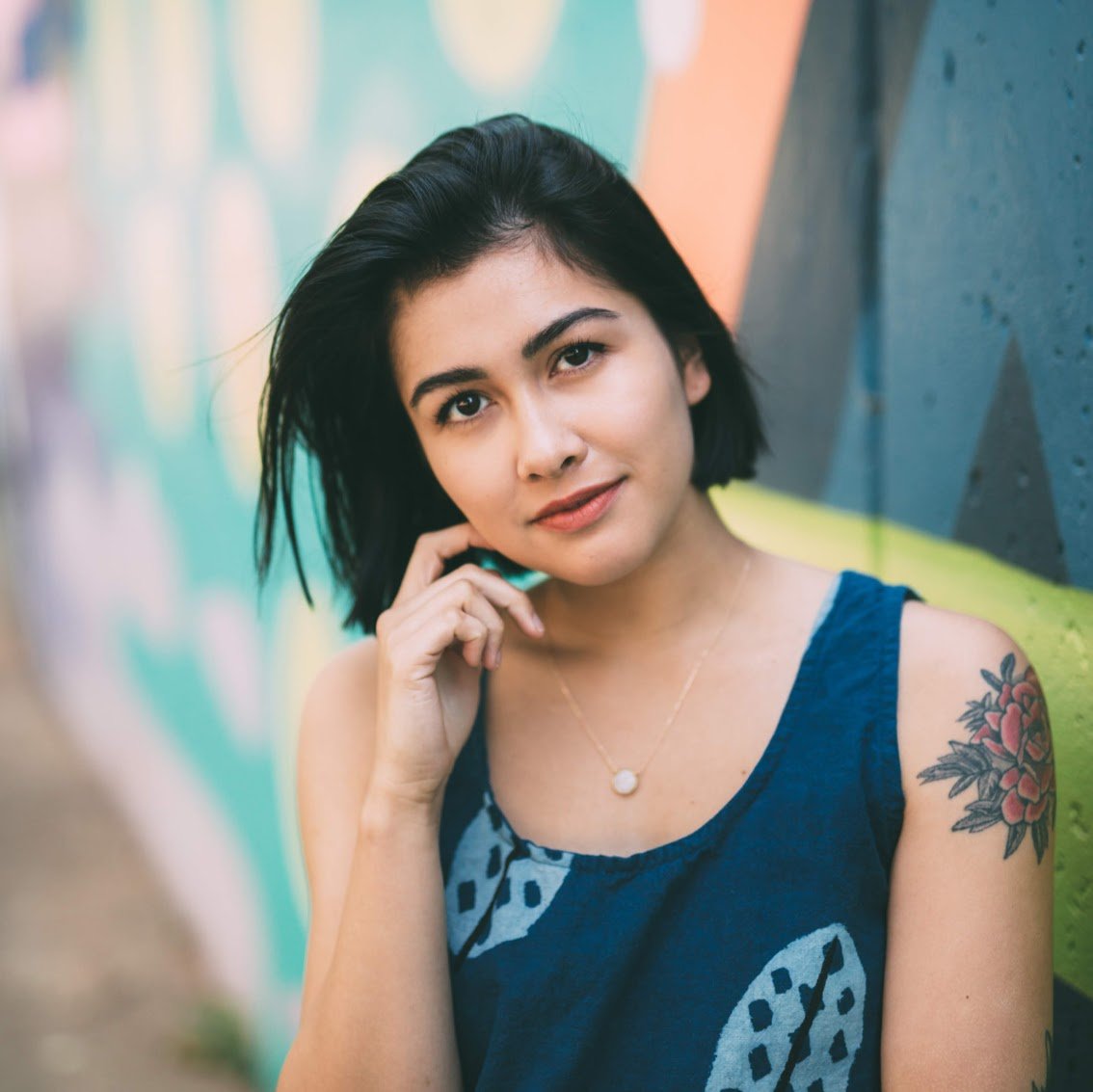 Moonstone Bezels Necklace