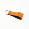 Engraved Leather Keychain - Where Are My Damn Keys?