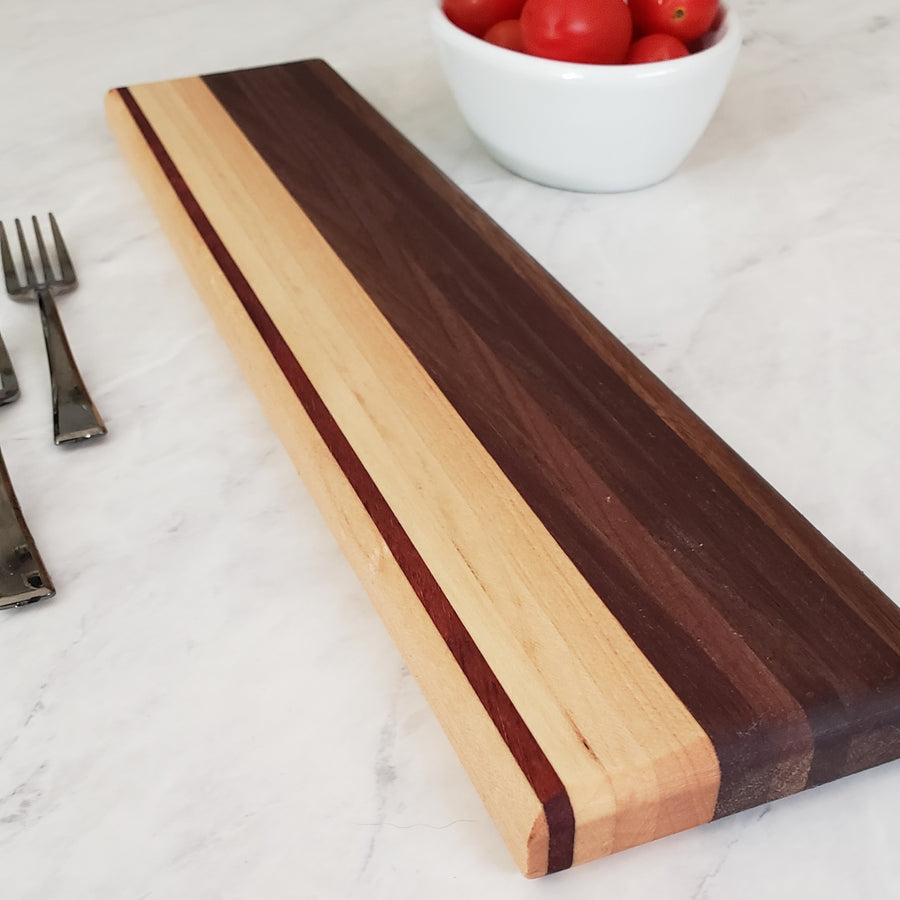 6 Cherry Lines on the Outside Cutting Board - the beehive