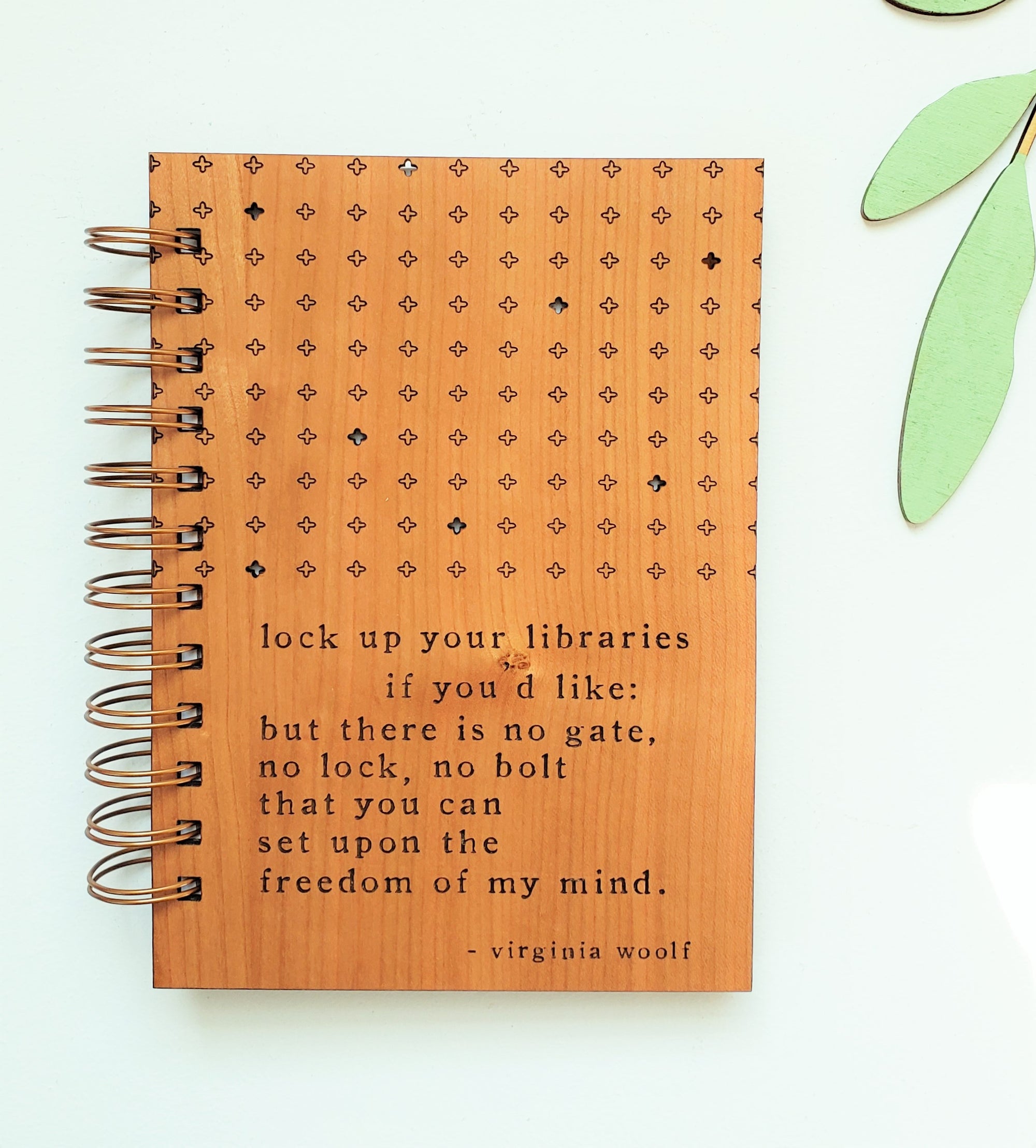 Virginia Woolf Write What You Wish To Write Unlined Notebook – Fly