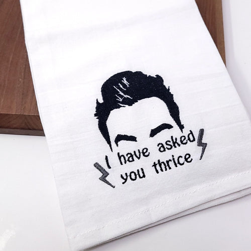 I Have Told You Thrice Tea Towel