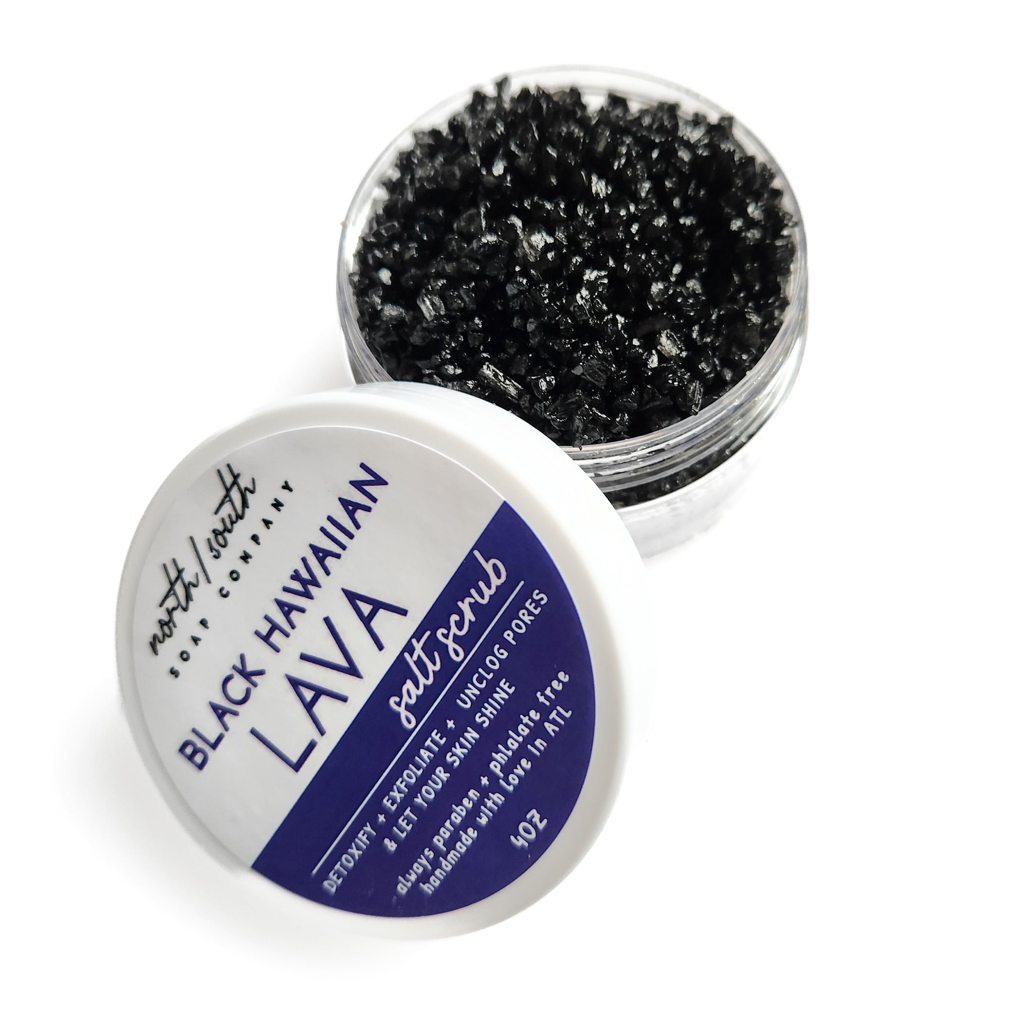 Black Hawaiian Lava Body Salt Scrub