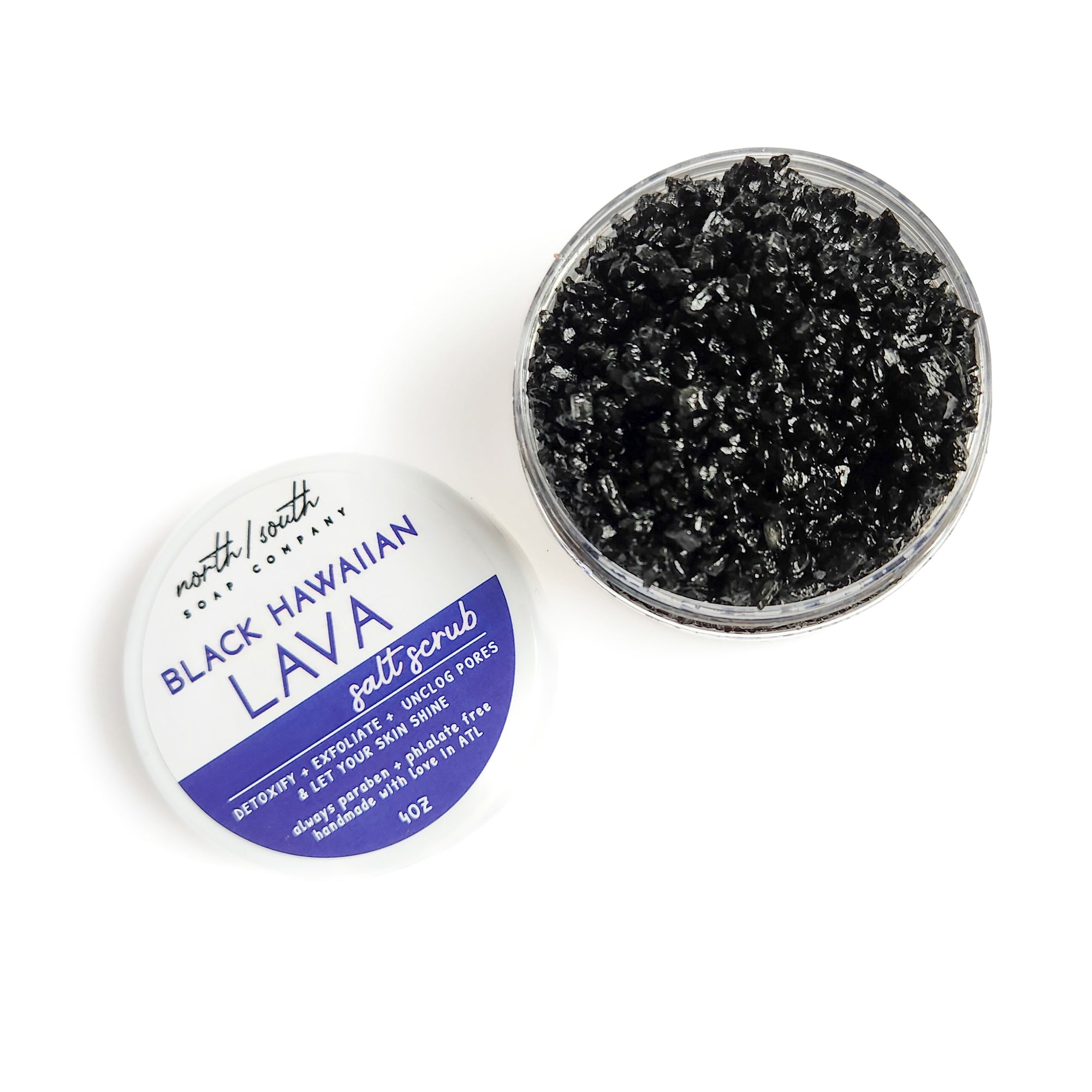 Black Hawaiian Lava Body Salt Scrub