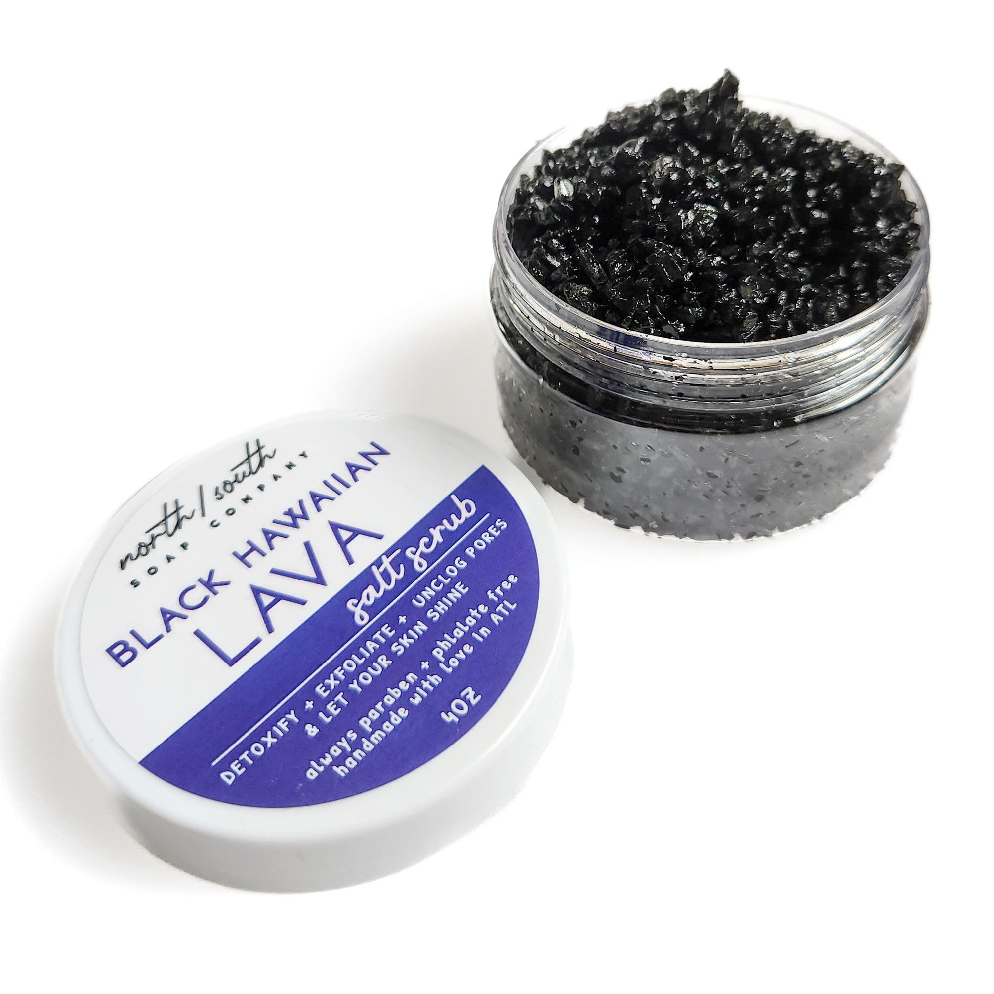 Black Hawaiian Lava Body Salt Scrub